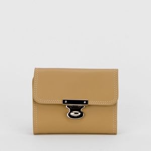 NEW Soprano Sterling Leather Wallet Beige